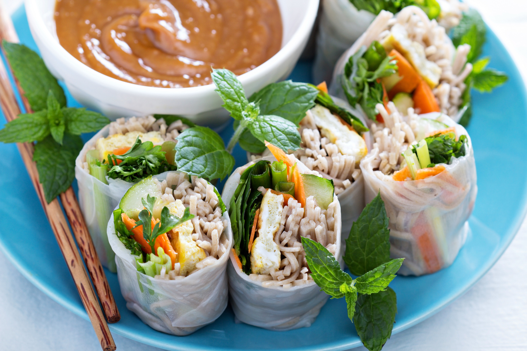 Organic spring rolls